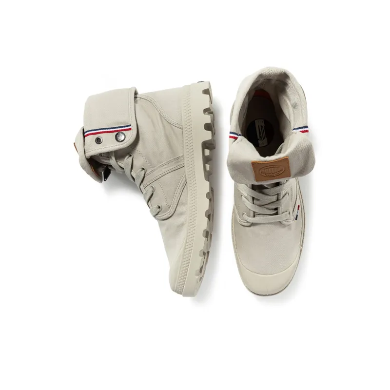 Palladium Pallabrouse Bgy Con Anti Slip Wear Resistant High Top Canvas Shoes Unisex Gray-2