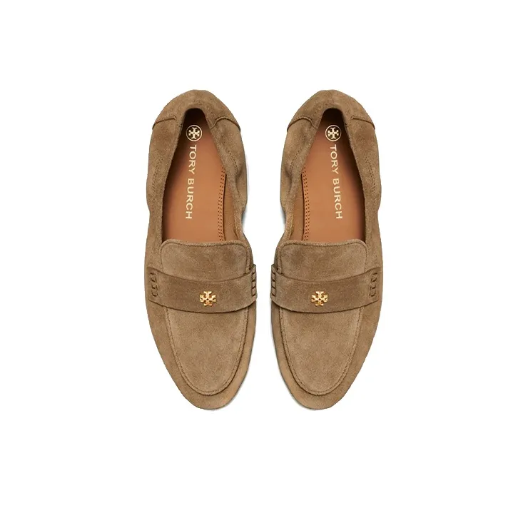 TORY BURCH Slip-on Leather Loafers-4