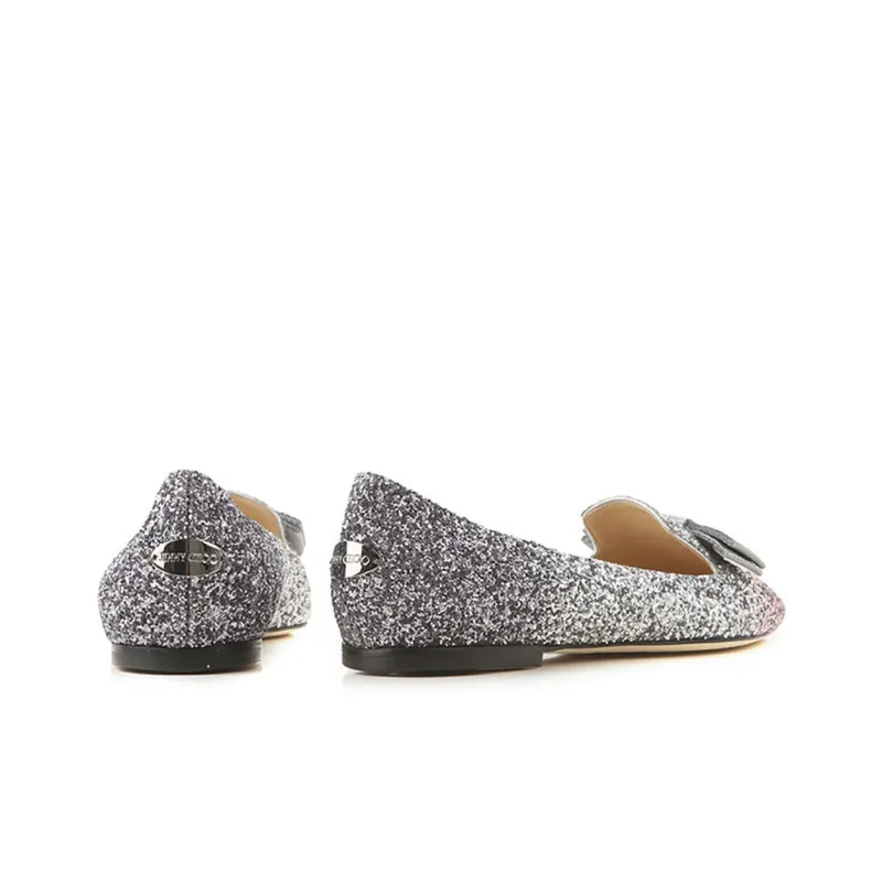Jimmy Choo Gala Glittered Ballerina Flats-3