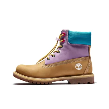 Timberland PREMIUM Wear Resistant Short Outdoor Boots Women's Blue Purple