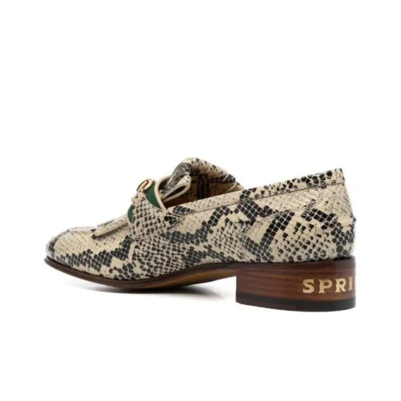 GUCCI Loafers Women's Light Brown-3