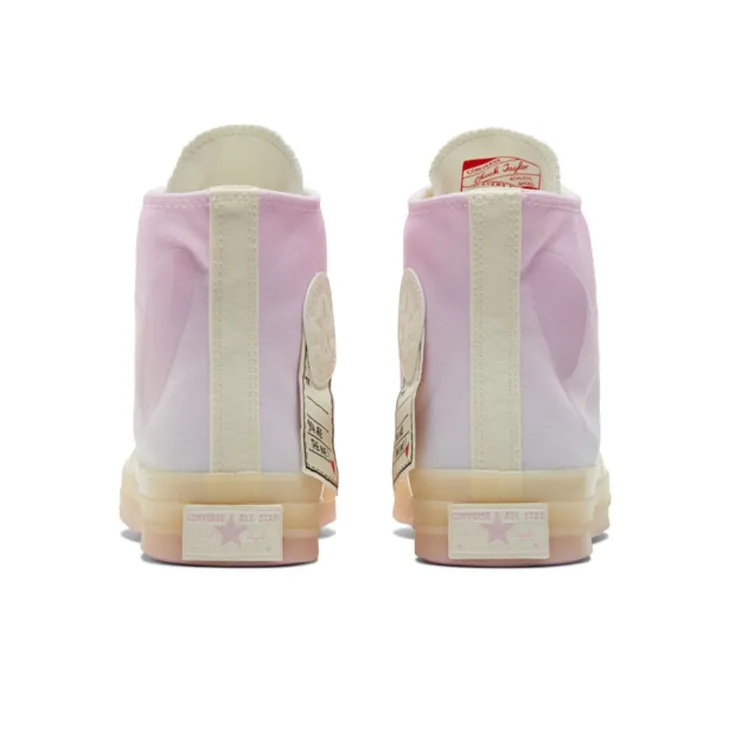 Converse 1970s Chuck Taylor All Star Wear Resistant High Top Canvas Shoes Unisex Pink-4