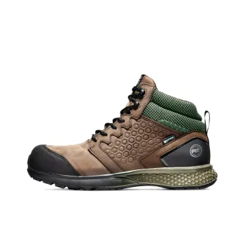 Timberland REAXION Ankle-Length Outdoor Boots Brown Green