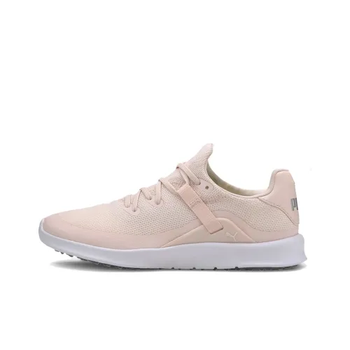 PUMA Golf Shoes Women's Low-Top Pink/White