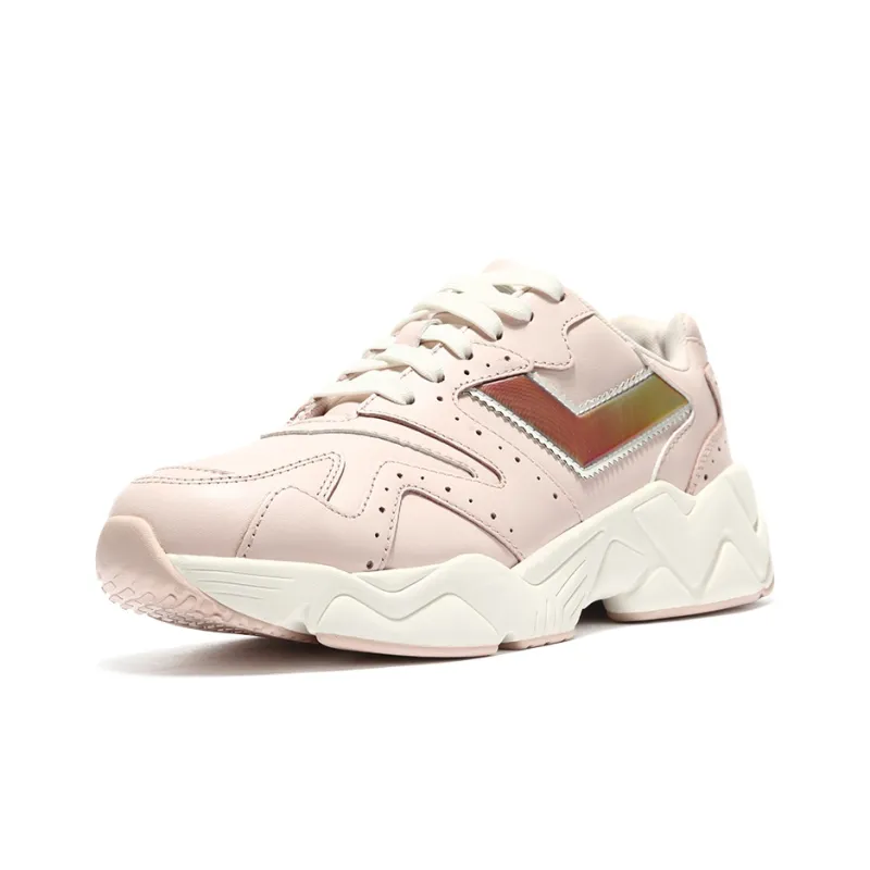 PONY Abrasion Resistant Low Top Chunky Sneakers Women's Pink-1