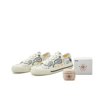 MLB Playball Canvas Shoes Unisex Low Top White