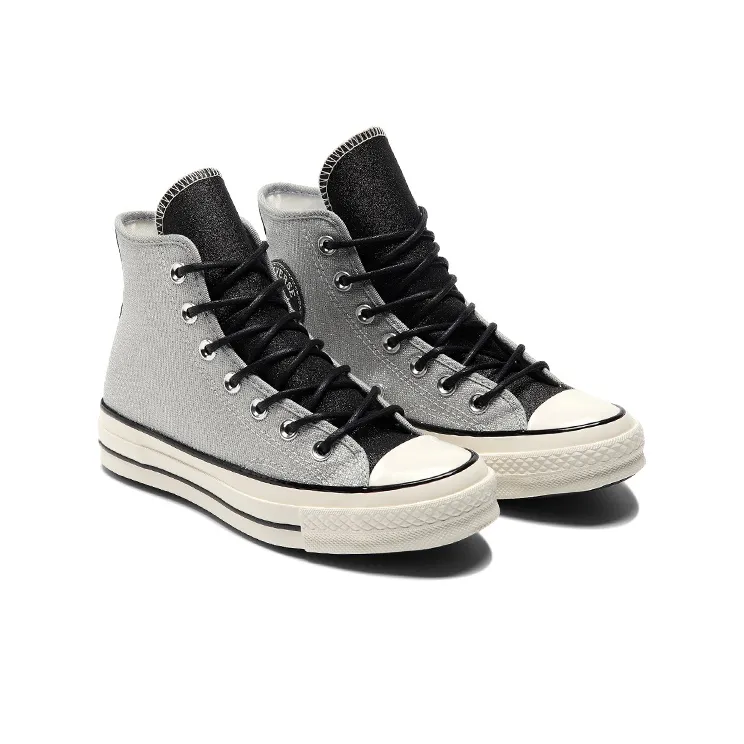 Converse Women's Chuck 70 High 'Icy Shine Silver' Women's-2