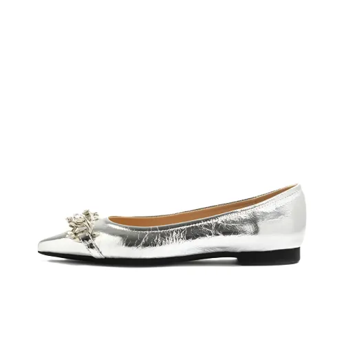 STEVE MADDEN Casual Single Shoes Women's Silver