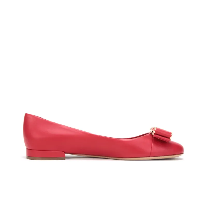 FERRAGAMO Varina Women's Casual Shoes Women's Red-1