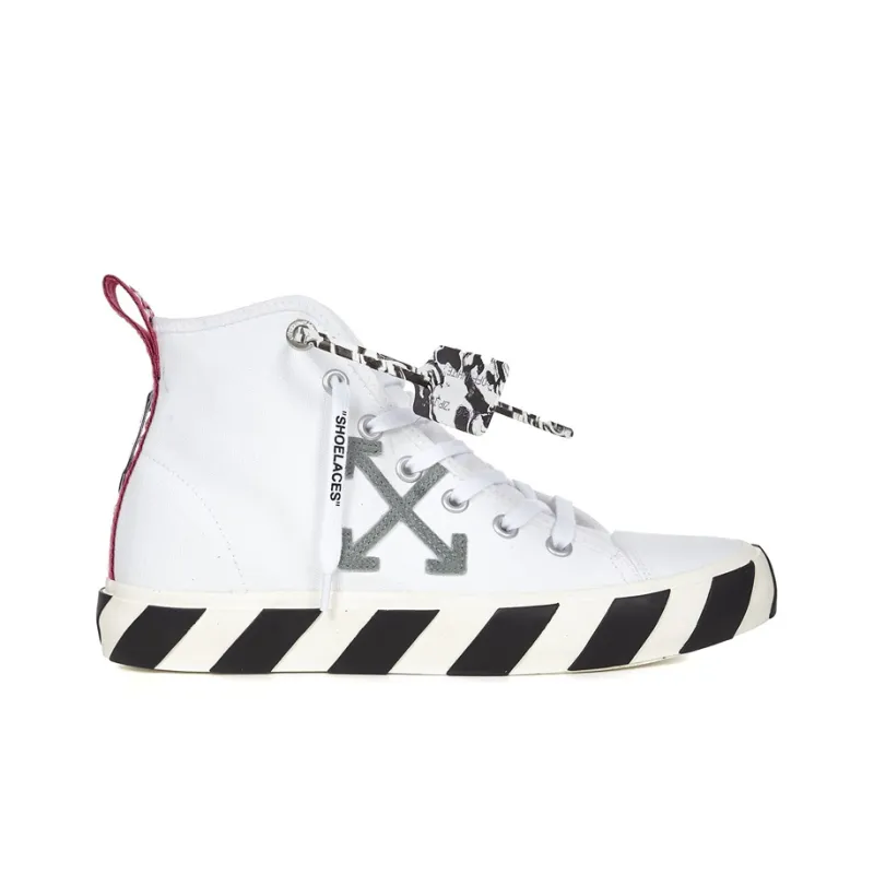 OFF WHITE Vulcanized Mid Top Grey Arrow-1