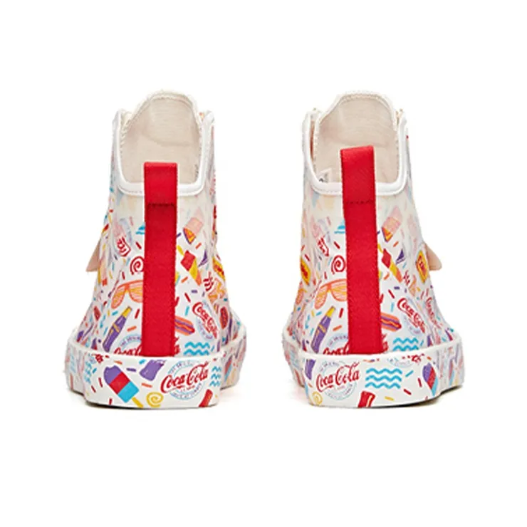 ANTA X Coca Cola Canvas 'White Multi Color' Women's-3