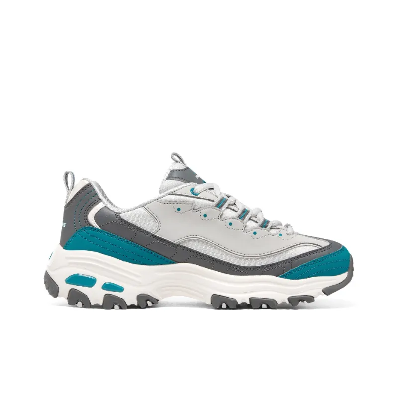 Skechers D'lites 1.0 'White Teal Grey' Women's-1