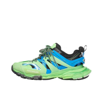 Balenciaga Track Trainers Green Blue