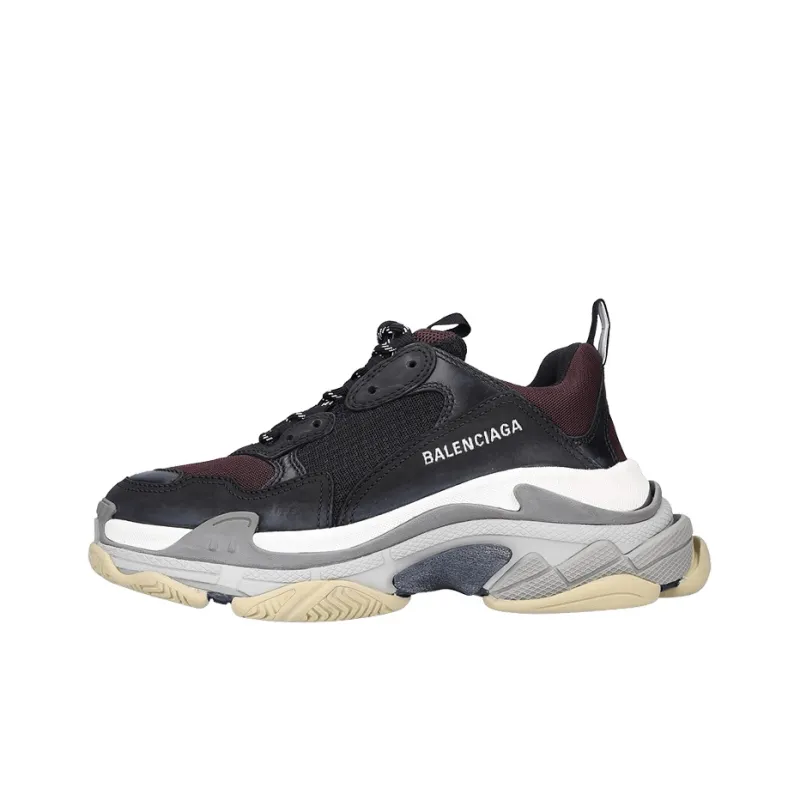 Balenciaga Triple S Sneakers 'Black Purple'-0