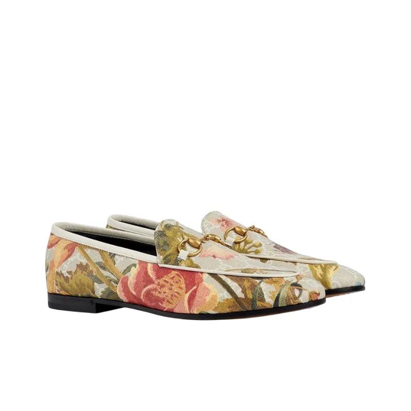 GUCCI Jordaan Loafers Women's Multicolor-1