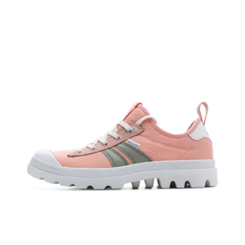 Palladium Pampa Lite Touch Wear-Resistant Slip-Resistant Lightweight Low-Top Canvas Shoes Women's Pink
