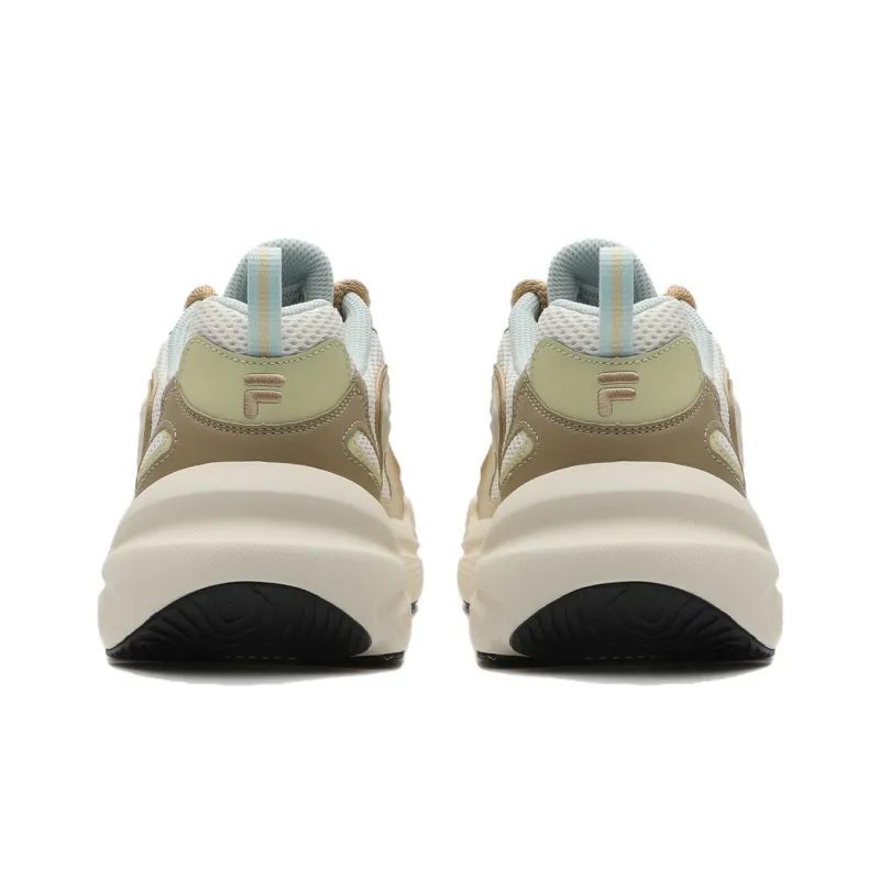 FILA FUSION SKY TRAIL DX Fishbone Head Slip Resistant Low Top Chunky Sneakers Men's Yellow-3