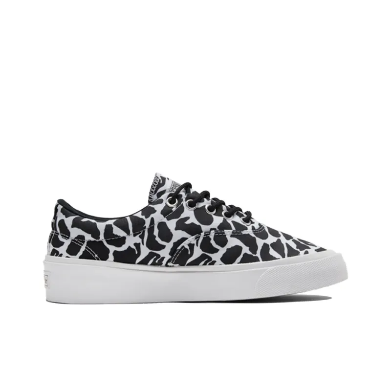 Converse Skidgrip Stylish Low Top Casual Canvas Shoes Black Gray Printing 'Black Gray'-1
