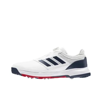 Adidas Traxion Lite Boa 2.0 Golf Wear-Resistant Low-Top Golf Shoes Men's White Blue