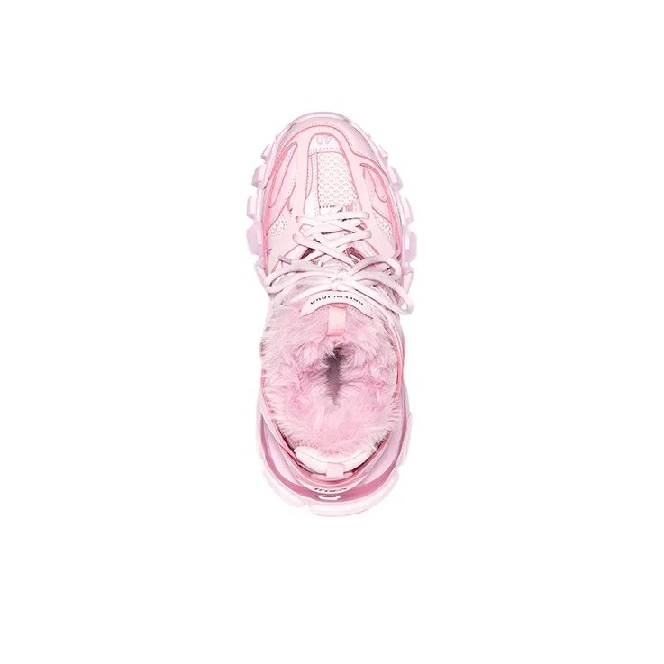 Balenciaga Track Fake Fur Pink Women's-3