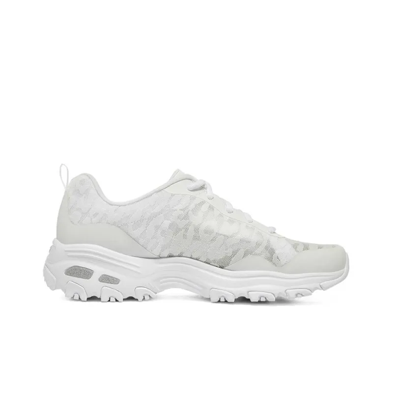 Skechers D Lites 1.0 Low Top Sneakers 'Cream White' Women's-1