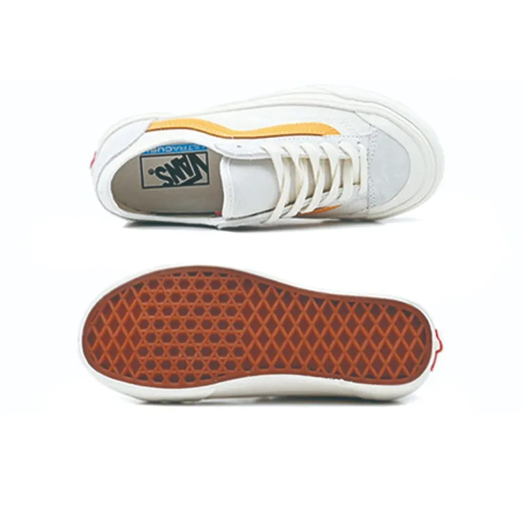 Vans Style 36 Canvas Shoes White/Yellow-4