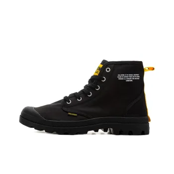 Palladium Pampa Hi Dare Safety Wear Resistant High Top Canvas Shoes Unisex Black