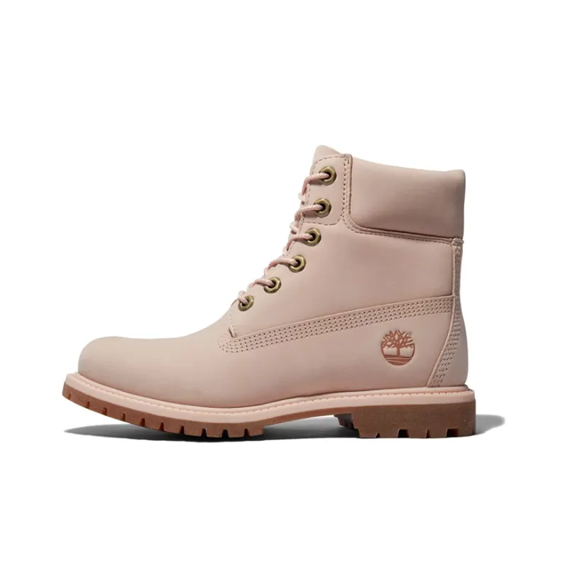 Timberland Premium 6 Inch Waterproof Boots 'Light Pink Nubuck' Women's-0