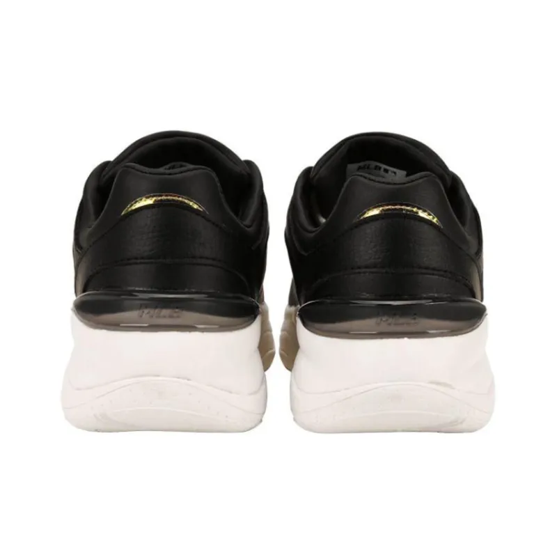MLB Big Ball Chunky Cookie Anti Slip And Wear Resistant Lightweight Low Top Vintage Chunky Sneakers Unisex Black White-4