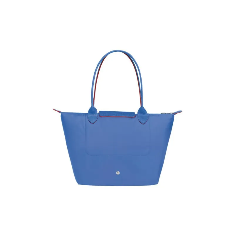 LONGCHAMP Le Pliage Club Fabric Shopping Bag, Handbag, Shoulder Bag Trumpets Women's Blue Purple-2