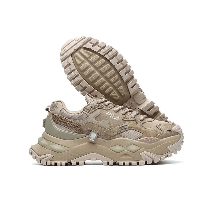 FILA FUSION Bianco Sneakers 'Brown' Women's-5