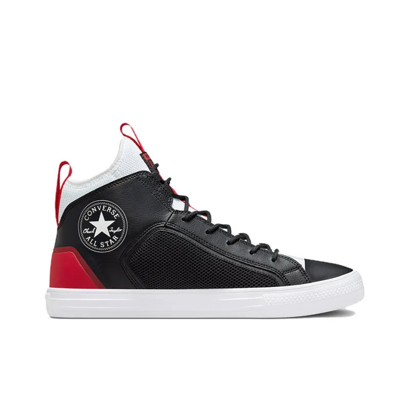 Converse Chuck Taylor All Star Ultra Expressive Craft Wear-Resistant Mid-Top Canvas Shoes Unisex Black White-1