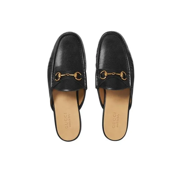 GUCCI Horsebit Leather Slipper-3