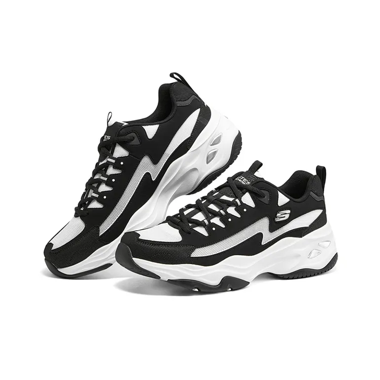 Skechers DLites 4.0 'Black White'-1