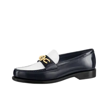 LOUIS VUITTON Chess Casual Single Shoes Women's Black White