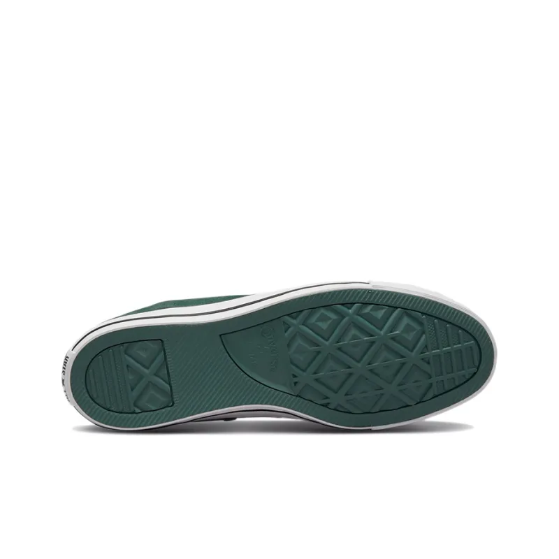 Converse Chuck Taylor All Star Anti-Slip And Wear-Resistant Lightweight High-Top Canvas Shoes Unisex Dark Green-5