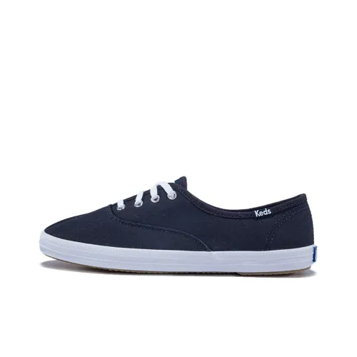 Keds Canvas Shoes Women's Low-Top Dark Blue