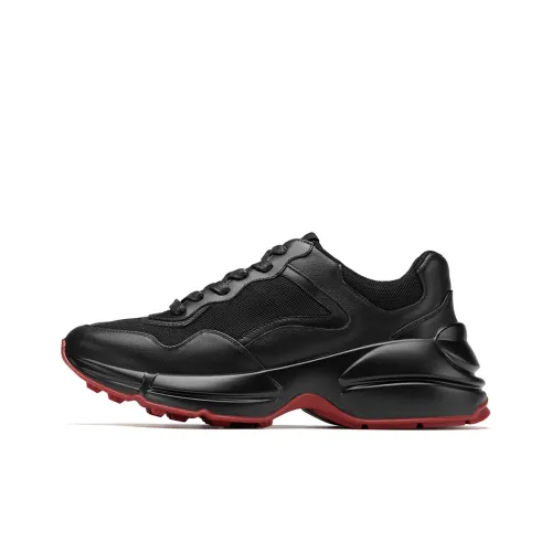ROBERTA DI CAMERINO Low Top Chunky Sneakers Men's Black