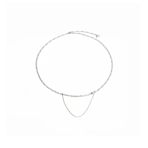 M.Wong 925 Sterling Silver Twisted Necklace Chain Unisex