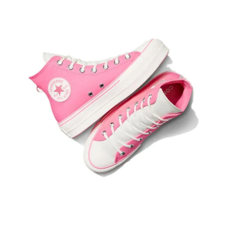 Converse Chuck Taylor All Star Lift Platform Retro Varsity High 'Oops Pink' Women's-3