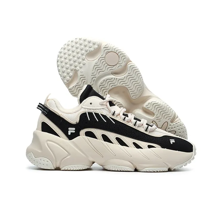 FILA ADE Cushioning Anti Slip And Wear Resistant Low Top Chunky Sneakers Women's Land Vermilion-4