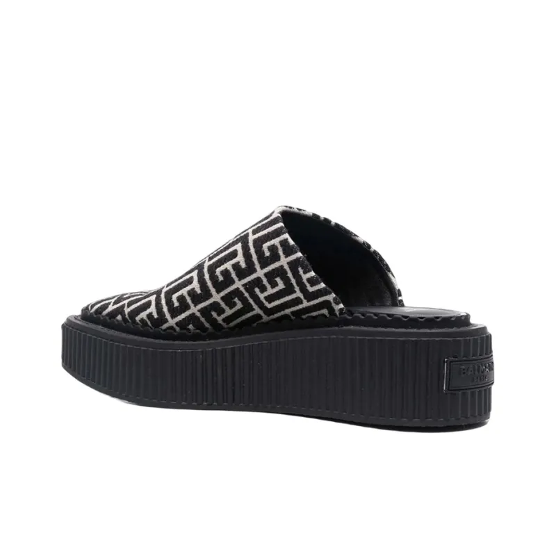 BALMAIN Flat Shoes Women's Black-3