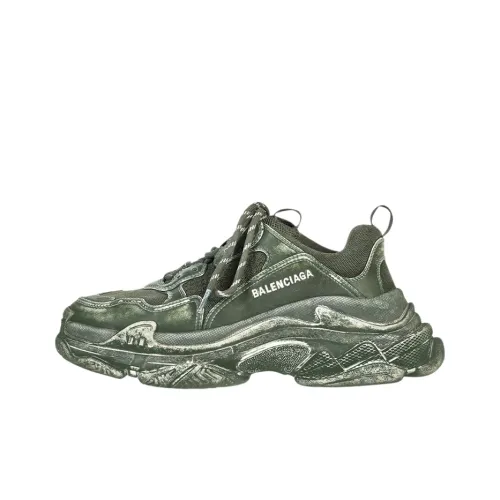 Balenciaga Triple S Faded Green