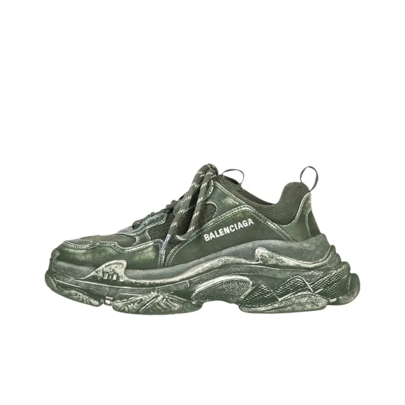 Balenciaga Triple S Faded Green-0