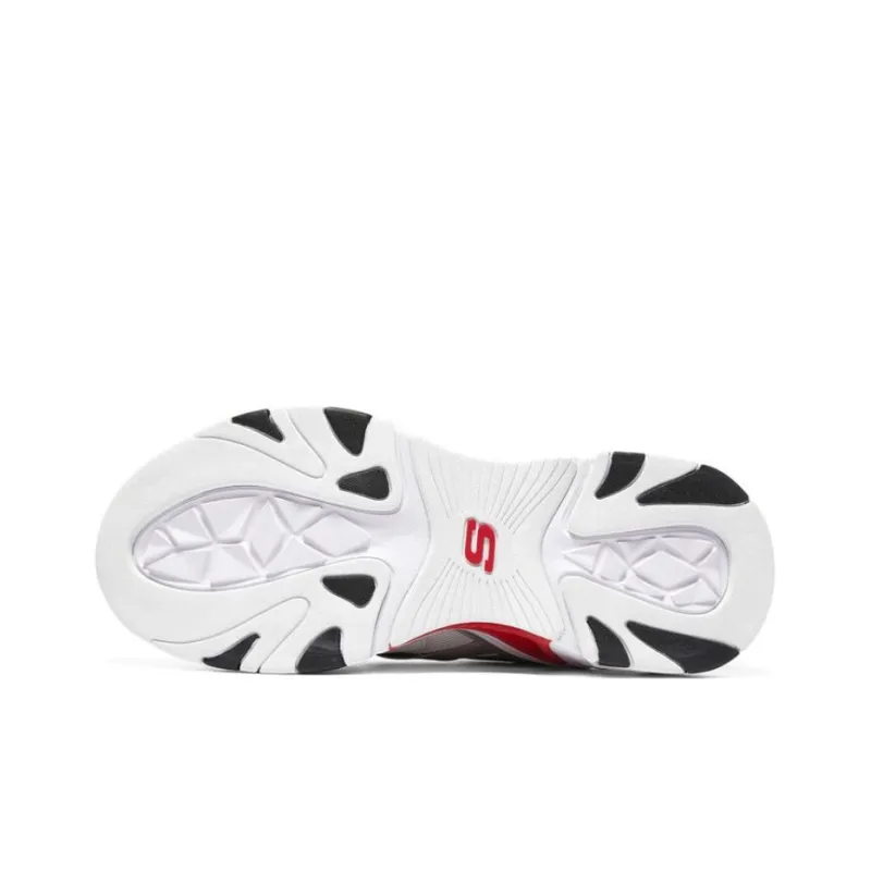 Skechers Stamina V3 Chunky Sneakers Men Low Top White/Red-5