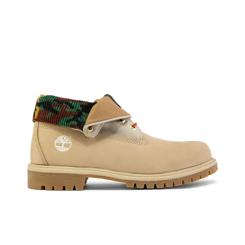 Timberland Roll Top Boots Basic 'Beige Camouflage'-1
