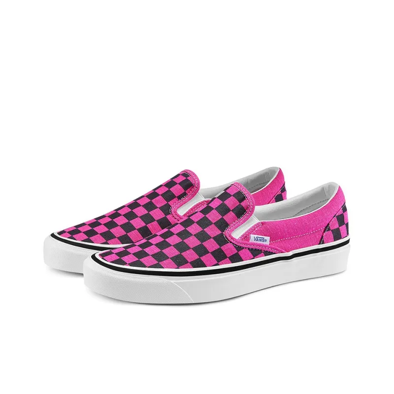 Vans Classic Slip On 98 Dx 'Anaheim Factory Pink Neon Checkerboard'-1