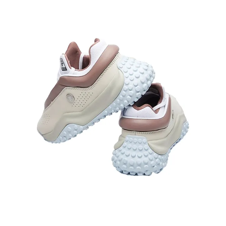 MIHARA YASUHIRO x FILA FM7 FM Cushioning Anti-Slip And Wear-Resistant Low-Top Chunky Sneakers Women's White Brown-4