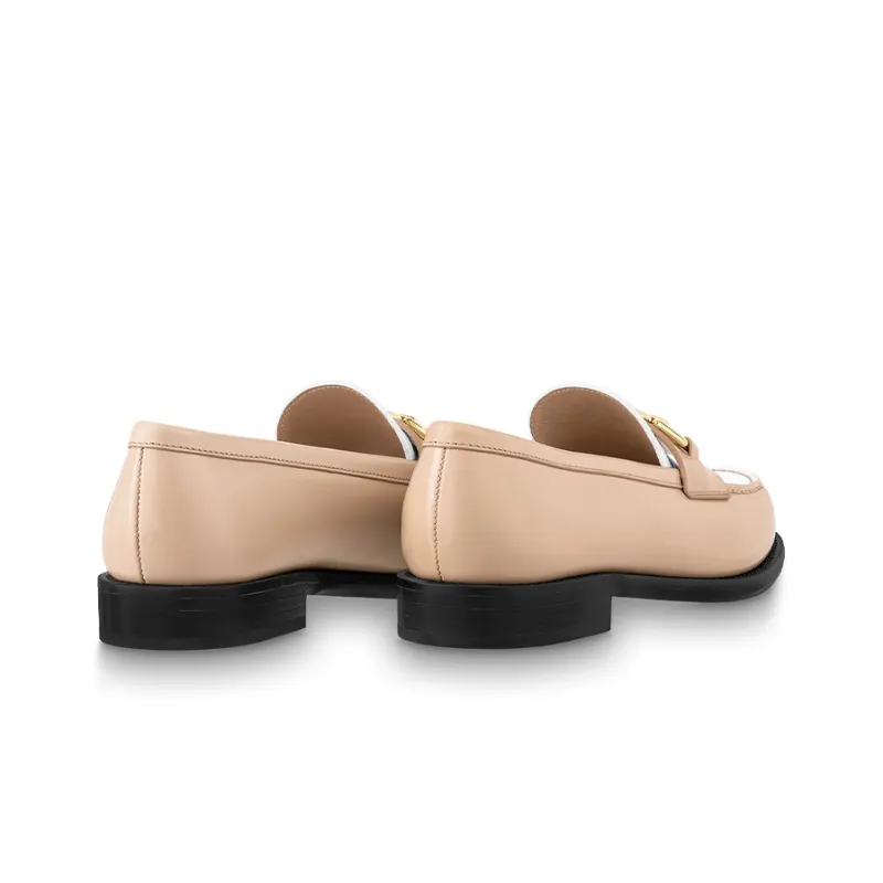 LOUIS VUITTON Chess Casual Single Shoes Women's Beige-3