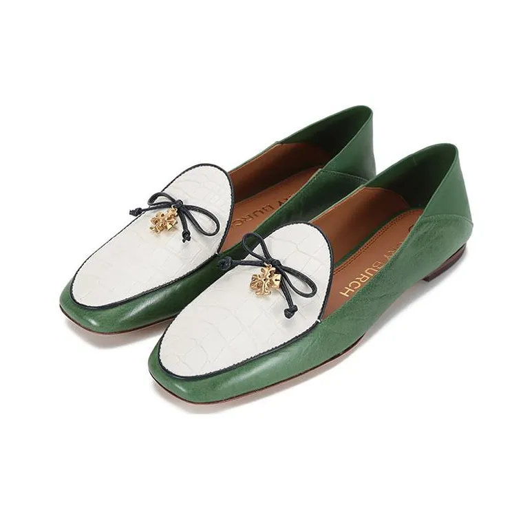 TORY BURCH Women's Casual Shoes Women's Ivory White Green-2